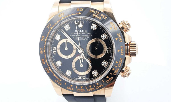 Rolex 40mm Daytona 18k Yellow Gold Oysterflex Band Watch Ebpoxxzsa 144010022508