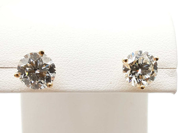 14k Yellow Gold Lab Grown Diamonds Double Stud Earrings Dolpxzde 144020004799