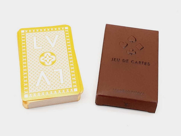 Louis Vuitton Jeu De Cartes Yellow Back 54 Playing Cards Dolrxde 144020001635
