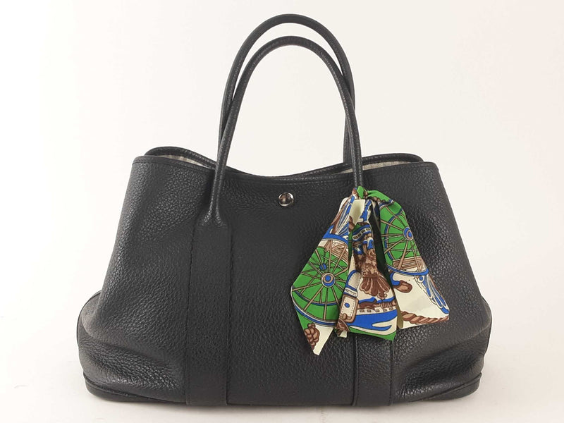 Hermes Black Veau Negonda Garden Party (LXZZ) 144010010088 RP/SA