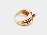 14K Yellow Gold 0.30 Carat Pink Stone 0.04 CTW Diamonds 6.8G Ring Size 6.25 (LCR) 144020001332 DO/DE