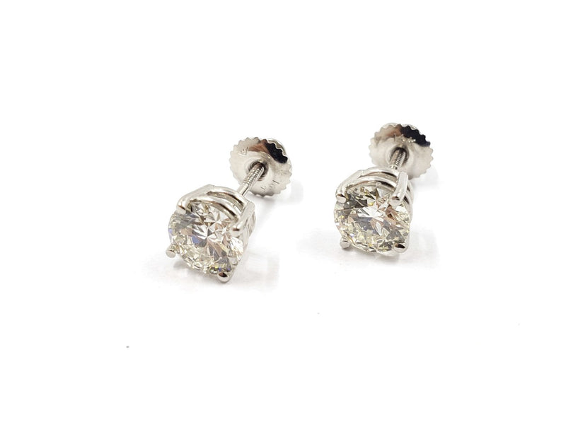 Lab Grown Diamond Stud Earrings 2.0 CTW WG (LSIR) 144010002354
