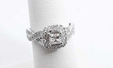 14k White Gold Diamond Engagement Ring Size 5.75 Eborxdu 144030004881