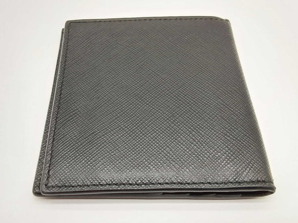 Prada Saffiano Leather Black Bifold Wallet Dolxzde 144020012719