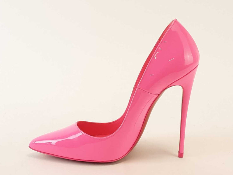 Christian Louboutin Hot Pink Leather So Kate Pumps, Size 36/US 6 (OXZ) 144010011178 RP/SA