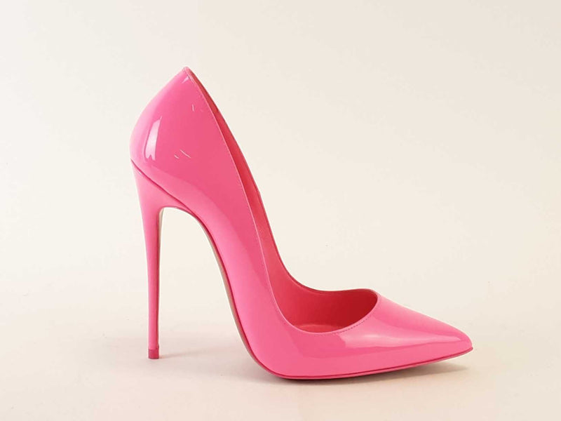 Christian Louboutin Hot Pink Leather So Kate Pumps, Size 36/US 6 (OXZ) 144010011178 RP/SA
