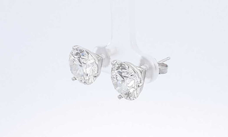 14k White Gold Lab Grown Diamond Stud Earrings Ebwixzdu 144030007901