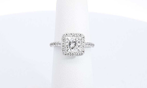 14k White Gold Diamond Engagement Ring Size 5 Eblrxzdu 144030003371