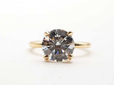 14k Yellow Gold 2.81c Lab Grown Round Diamond Ring Size 7 Lhlwxzde 144020014513