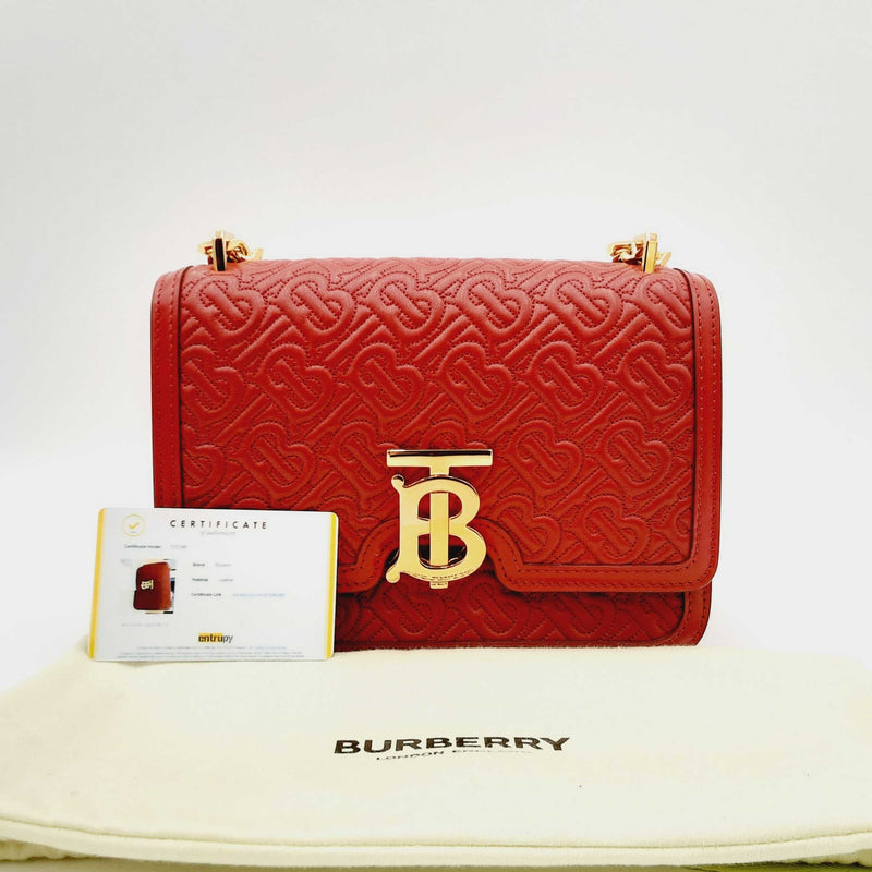 Burberry Small Quilited Monogram Leather Tb Crossbody Psrzxdu 144030003801