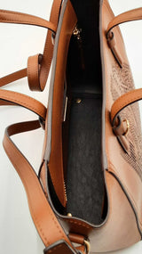 Salvatore Ferragamo Bonnie Leather Medium Neutral Tote Bag Ebwzxdu 144030000963