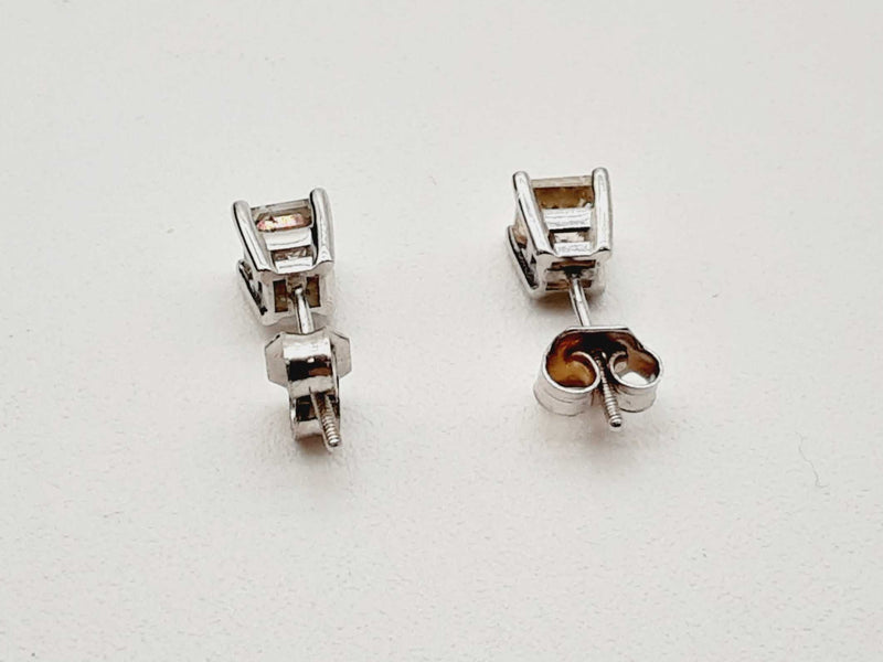 14k White Gold Diamond Stud Earrings 9g .5ctw Lhwrxde 144020004436