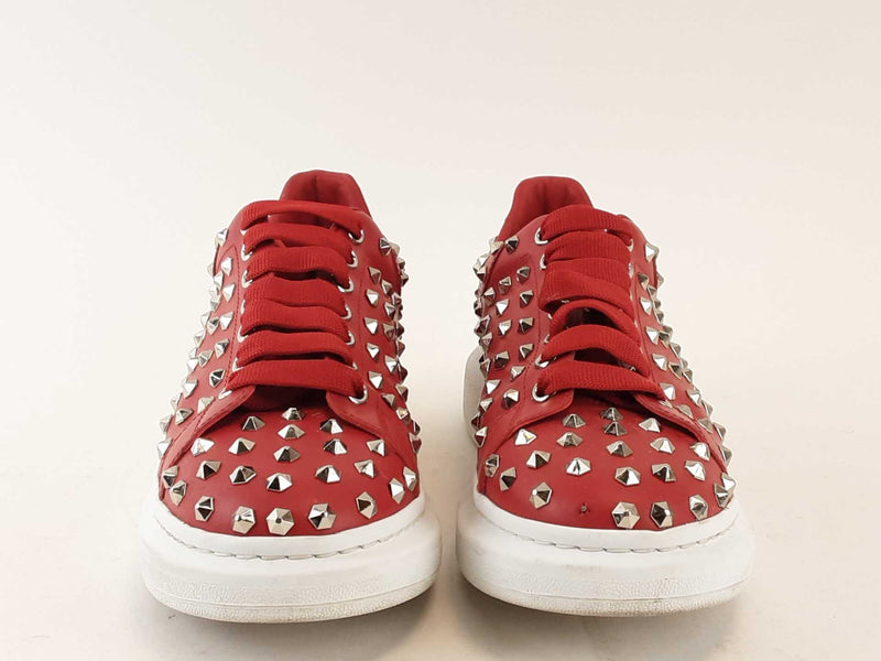 Alexander McQueen Red 711142 Sneakers, Size 42.5 (LPX) 144010009788 RP