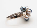 0.925 Sterling Silver 6.4g 2.25 Ctw Pearl Ring Size 9.25 Dolde 144020000520