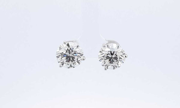 14k White Gold Lab Grown Diamond Stud Earrings Ebwixzdu 144030007901