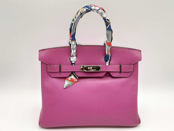 Pink Birkin bag and Twilly.  Hermes bags, Burberry handbags, Hermes  handbags