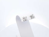 4 Leaf Clover 18K White Gold Diamond Stud Earrings (EEX) 144020005578 LH/DE
