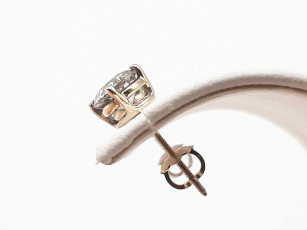 14k White Gold Diamonds Screw Back Double Stud Earrings Dosxzde 144020006873