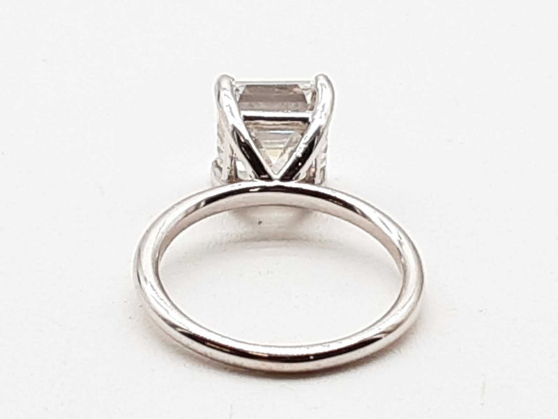 14k White Gold Lab Grown Diamond Solitaire Ring Size 7 Dooprxde 144020015074