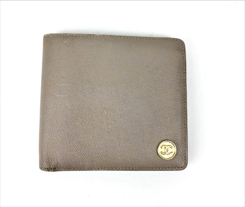 Chanel Gray Bifold Leather Wallet MSOLXSA 144010000431