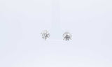 14k White Gold Diamond Stud Screwback Earrings Ebloxzdu 144030005593