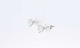 14k White Gold Diamond Stud Screwback Earrings Ebloxzdu 144030005593