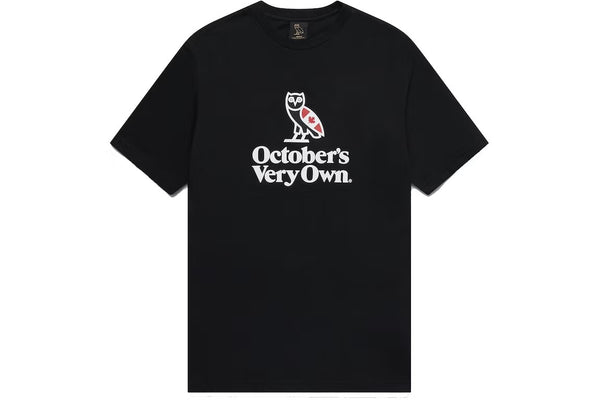 October's Very Own OVO Black Heritage T-Shirt, Size Small (CR) 144010002845