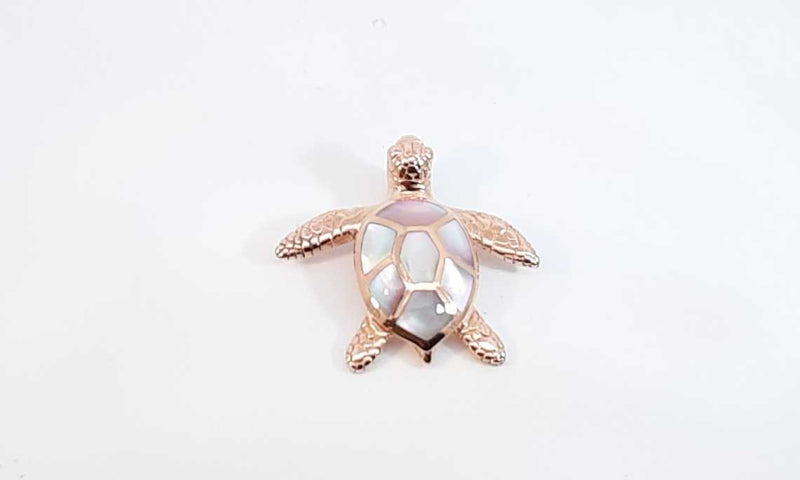 Kabana 14k Gold & Mother Of Pearl Turtle Pendant 4.7 Grams Eblrxdu 144030005244