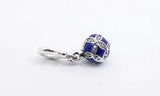 Pandora Sterling 2019 Blue Christmas Ornament Dangle Charm Ebrdu 144030007684