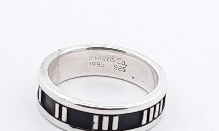 Tiffany & Co. Sterling Silver Atlas Ring Size 7.5 Ebrxsa 144010007155