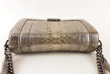Chanel Silver Faux Python Boy Bag (WEZX) 144010015726 RP/DE