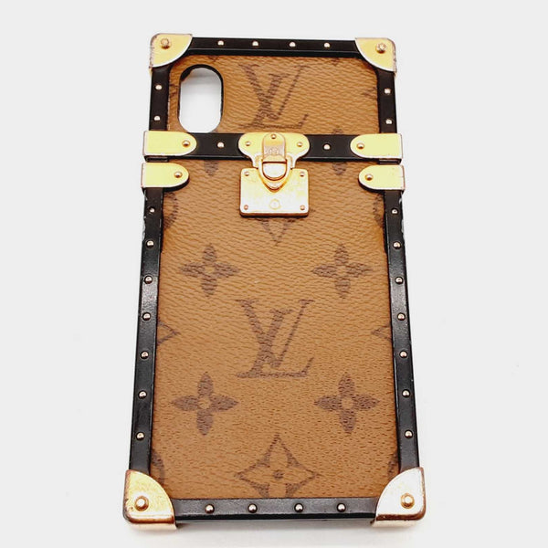 Louis Vuitton Monogram Eye Trunk IPhone X Case Phone Accessory