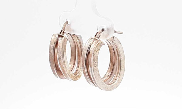 Sterling Silver Hoop Earrings 6.5 Grams Ebldu 144030002054