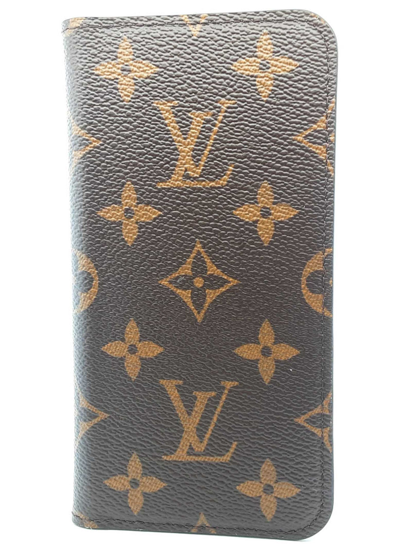 Louis Vuitton Brown Monogram Iphone Xs Max Folio Case Lhlorde 144020007720