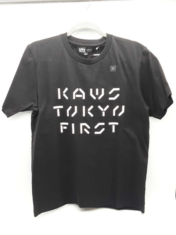 Kaws X Uniqlo Tokyo First Black T-shirt Japanese Size M Dowsde 144010001142