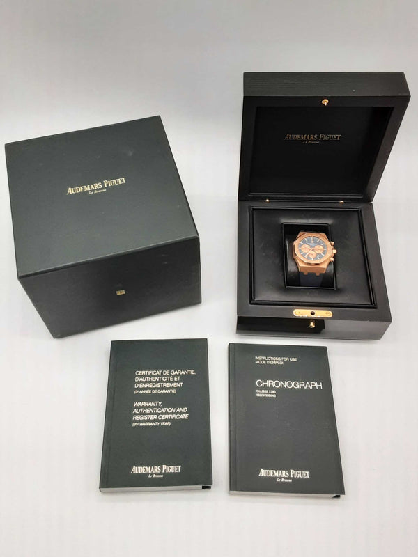 Audemars Piquet 26331 41 Royal Oak Chronograph Rose Gold Watch 144020005191
