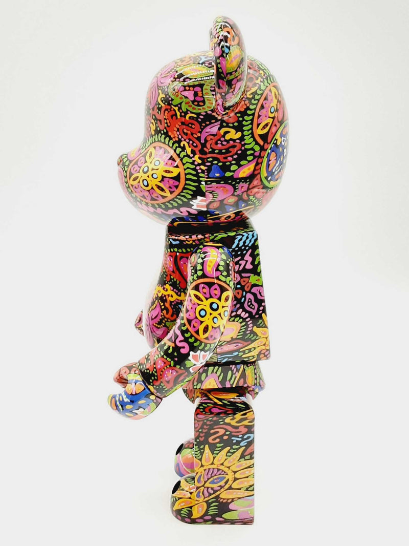 Bearbrick Psychedelic Paisley 400% Size Collectible DOLRXDE 144010001263