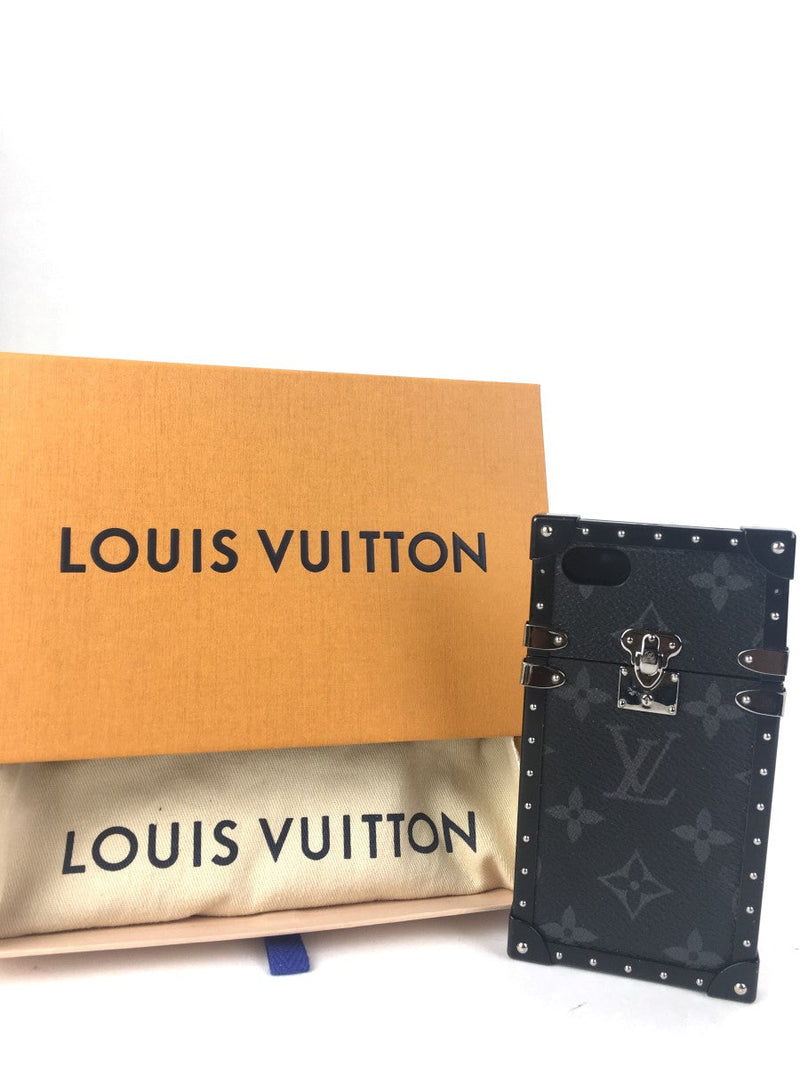Louis Vuitton Monogram Eclipse Eye-Trunk IPhone 7 Plus Case (OXZ) 144010000405 RP