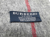 Burberry Cashmere Gray Purple Red Blue Nova Check Scarf Dooxzde 144020000360