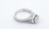 14k White Gold Lab Grown Diamond Engagement Ring Size 6.75 Ebecrdu 144010020956