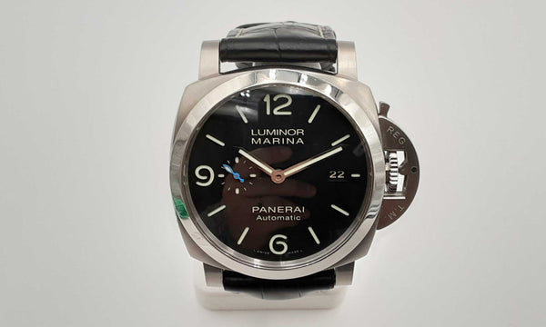 Panerai Lumanari Pam01312 44 Stainless Steel Black Watch Dopxzxsa 144010012291