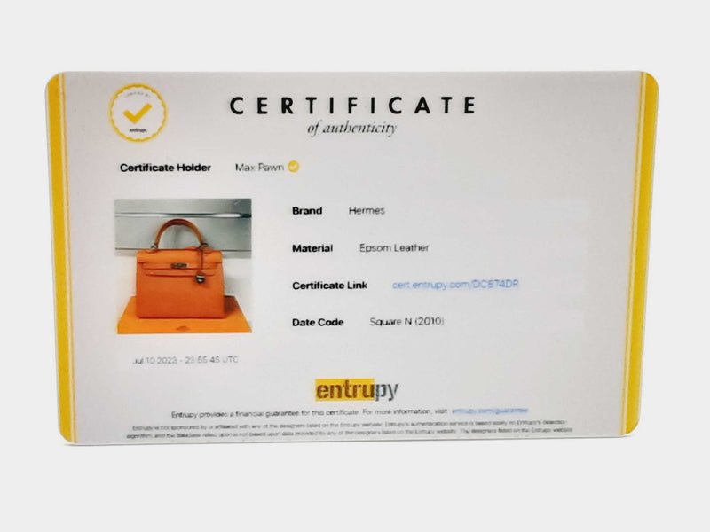 Hermes Kelly 25cm Capucine Orange Epsom Palladium Hardware Shoulder Bag Rpozxxzsa 144010022367