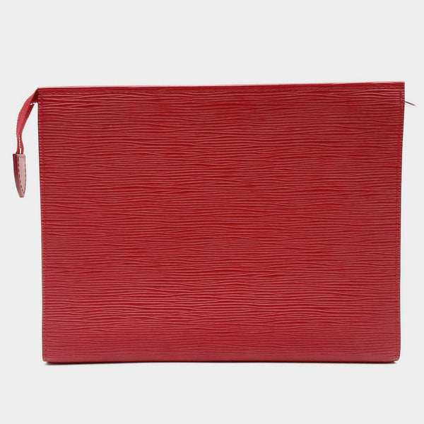 Louis Vuitton 26 Epi Red Leather Clutch  Bag Mspxzsa 144010010288