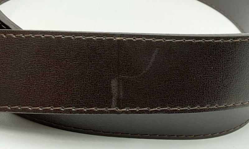 Burberry Brown Belt With Silver Tone Buckle Eblxzdu 144030004372