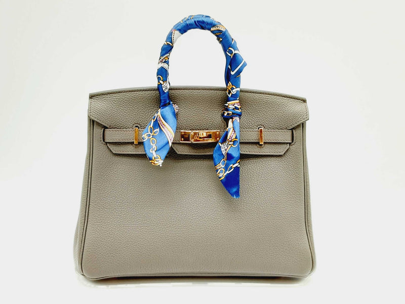 Hermes Birkin 30cm Clemence Deep Blue Gold Hardware Handbag (LWCXZ) 144020000495 DO/DE
