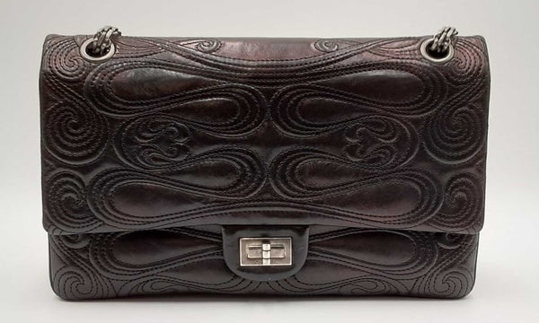 Chanel 226 Reissue 2.55 Double Flap Leather Handbag Eboexzdu 144020000599