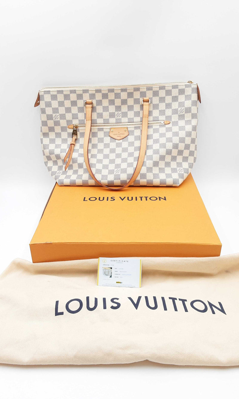 Louis Vuitton Damier Azur Iena Coated Canvas Tote Bag Ebcrxdu 144030005809