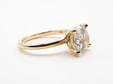 14k Yellow Gold 2.81c Lab Grown Round Diamond Ring Size 7 Lhlwxzde 144020014513