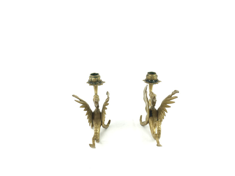 Tiffany & Co Brass Griffin Candleabra's (IZX) 144010001732