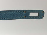 Hermes Blue Jean Taurillion Clemence Birkin With Palladium Hardware 25CM (LEZXX) 144010022531 RP/SA